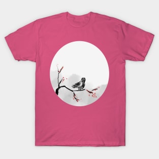 Tribal Sparrow tropical bird T-Shirt